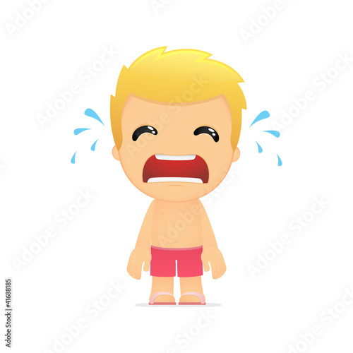 funny cartoon tourist