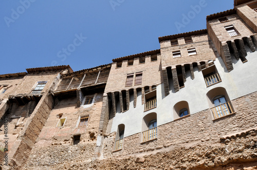Obraz na płótnie Hanging houses, Tarazona (Spain) w salonie