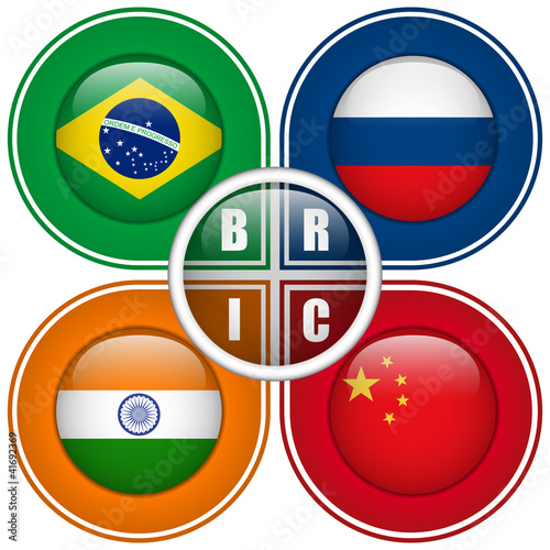 BRIC Countries Buttons