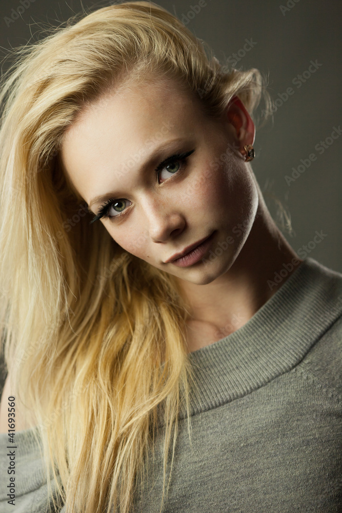 Portrait of sporty girl Portrait of sporty girl