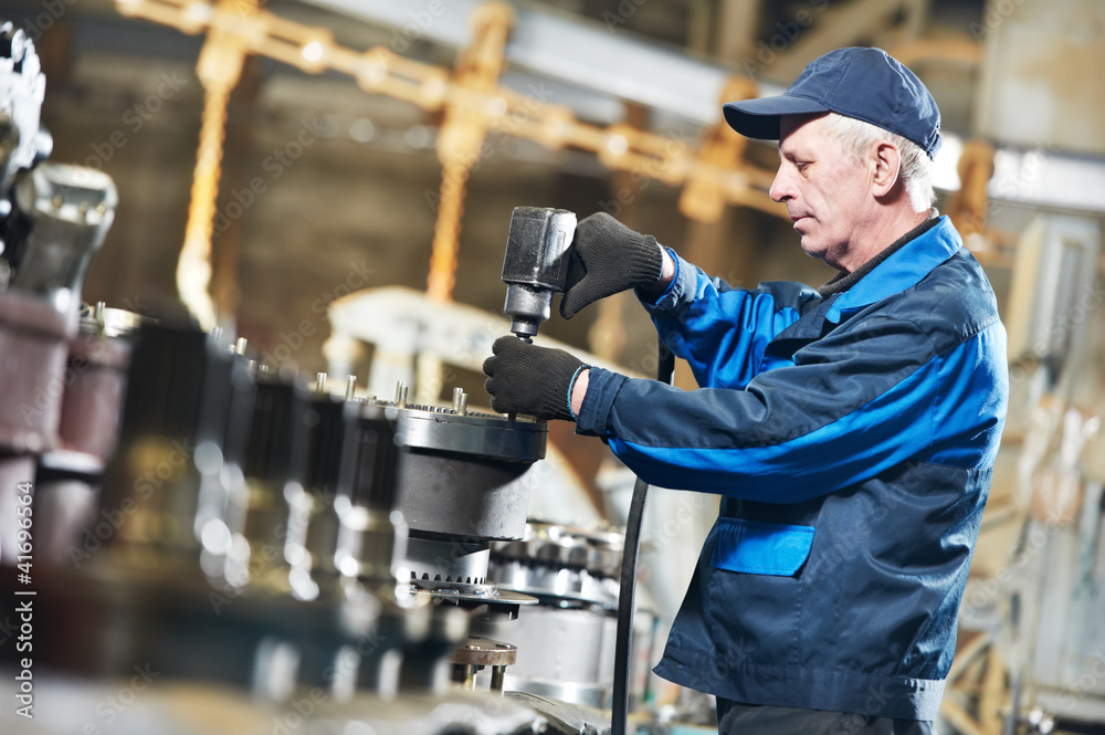 experienced industrial assembler worker
