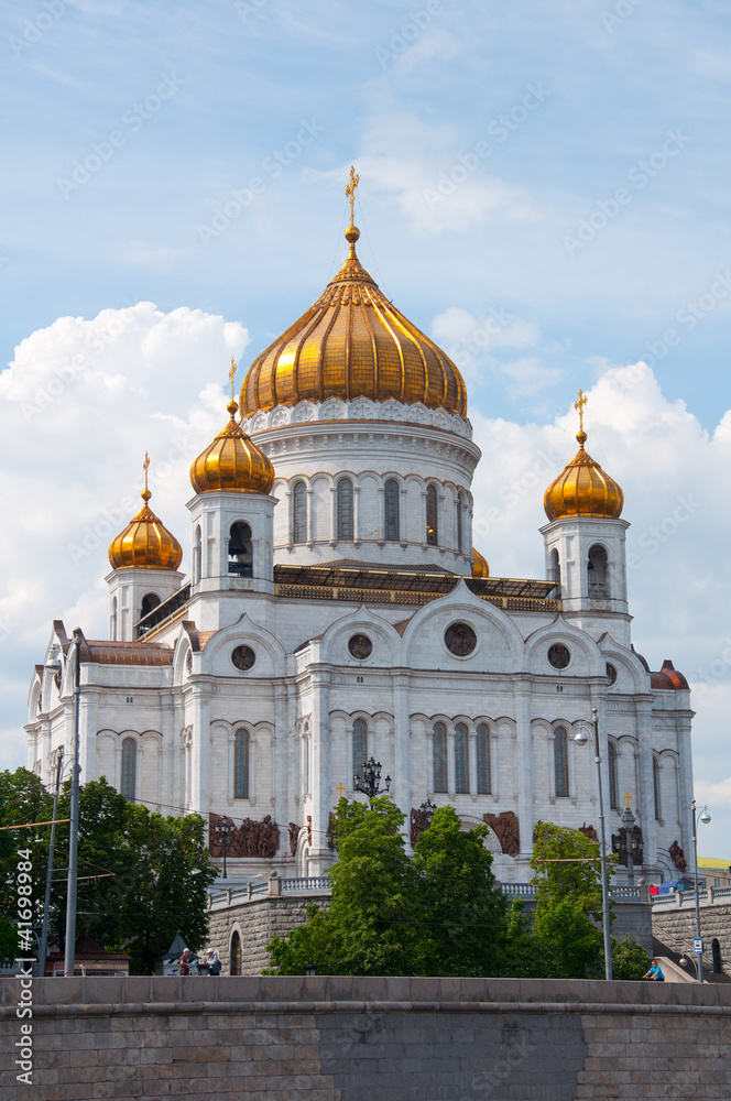The Cathedral of Christ the Savior. Moscow, Russia