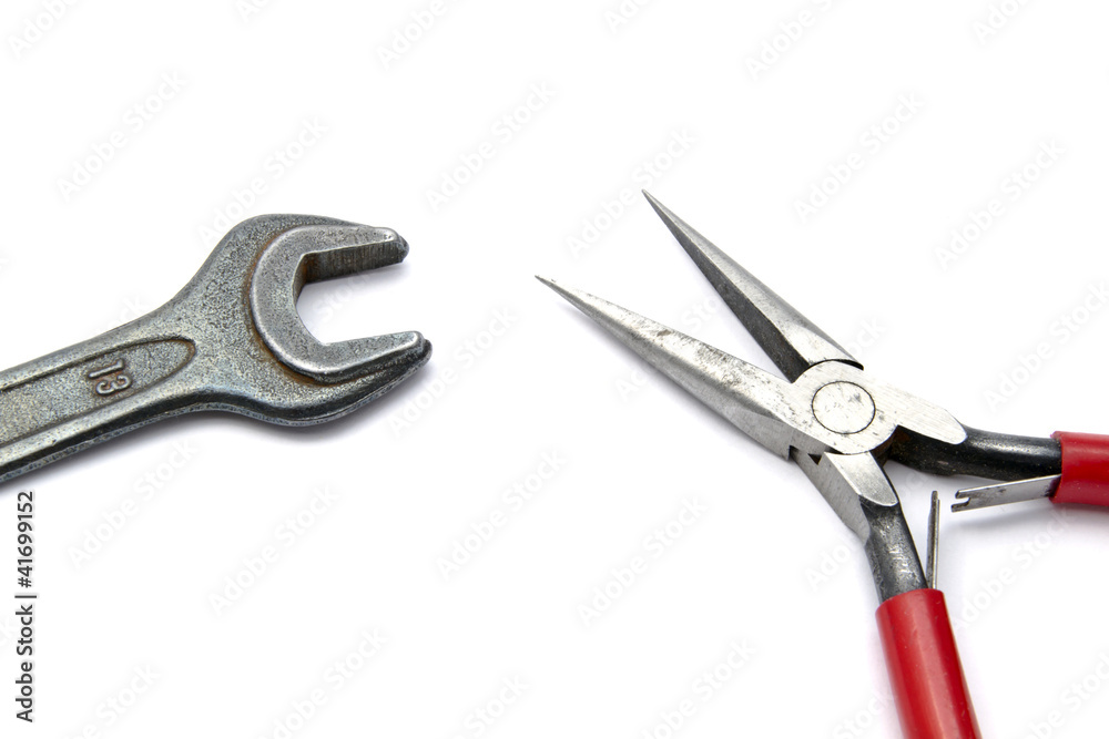 pliers and wrench