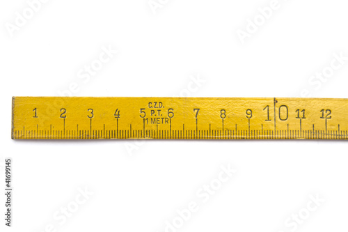 Wooden tape measure