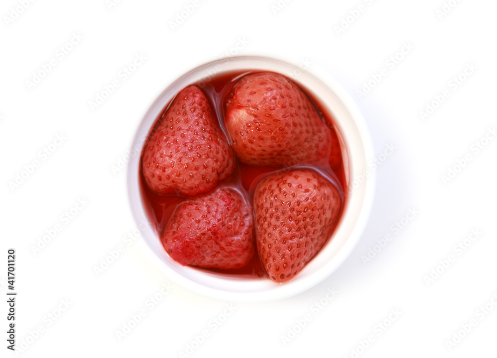 strawberries in their own juice strawberries in their own juice