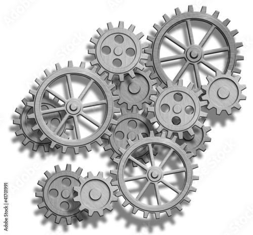 abstract clockwork gears is...
