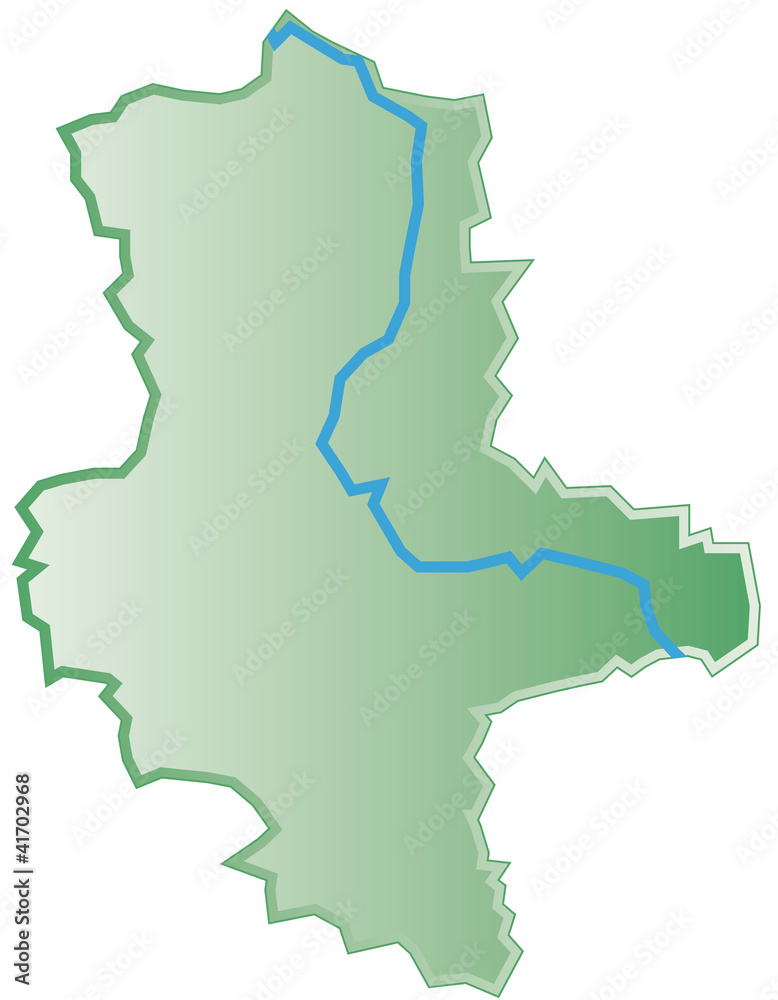 Sachsen-Anhalt Bundesland Schematische Karte mit QXP9 Datei Sachsen-Anhalt Bundesland Schematische Karte mit QXP9 Datei