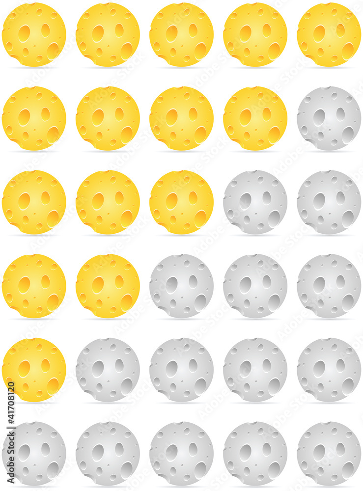 Fototapeta premium rating cheese balls