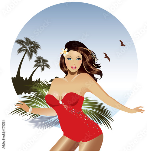 Girl on the Beach