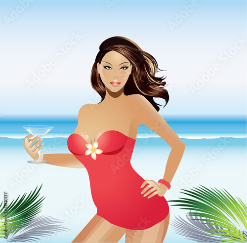 Girl on the Beach