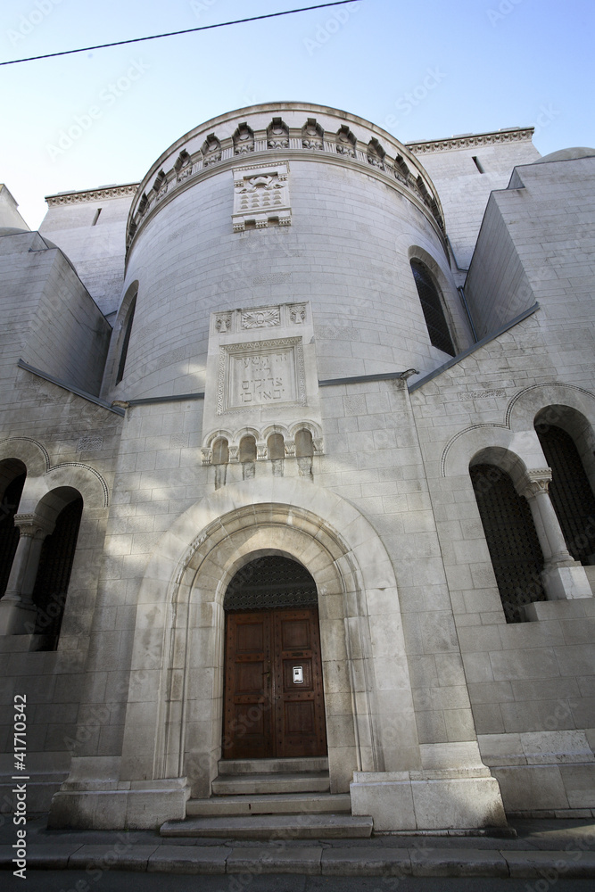 Fototapeta premium sinagoga ebraica, Trieste