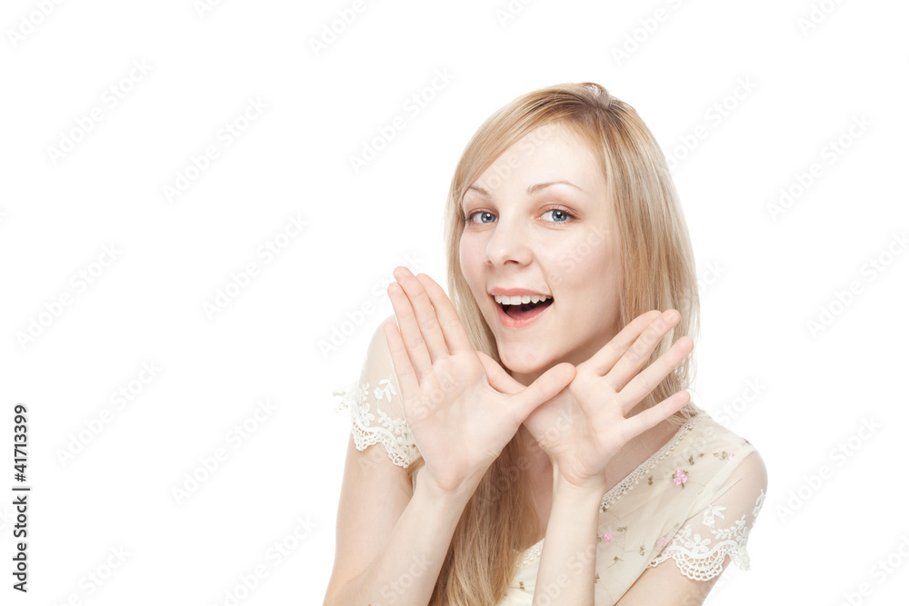Young smiling student woman. Portrait of beautiful woman. Young smiling student woman. Portrait of beautiful woman.