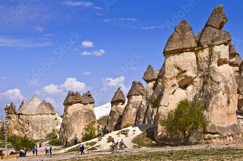 Cheminées de fées à Pasabag - Cappadoce - Turquie © Delphotostock