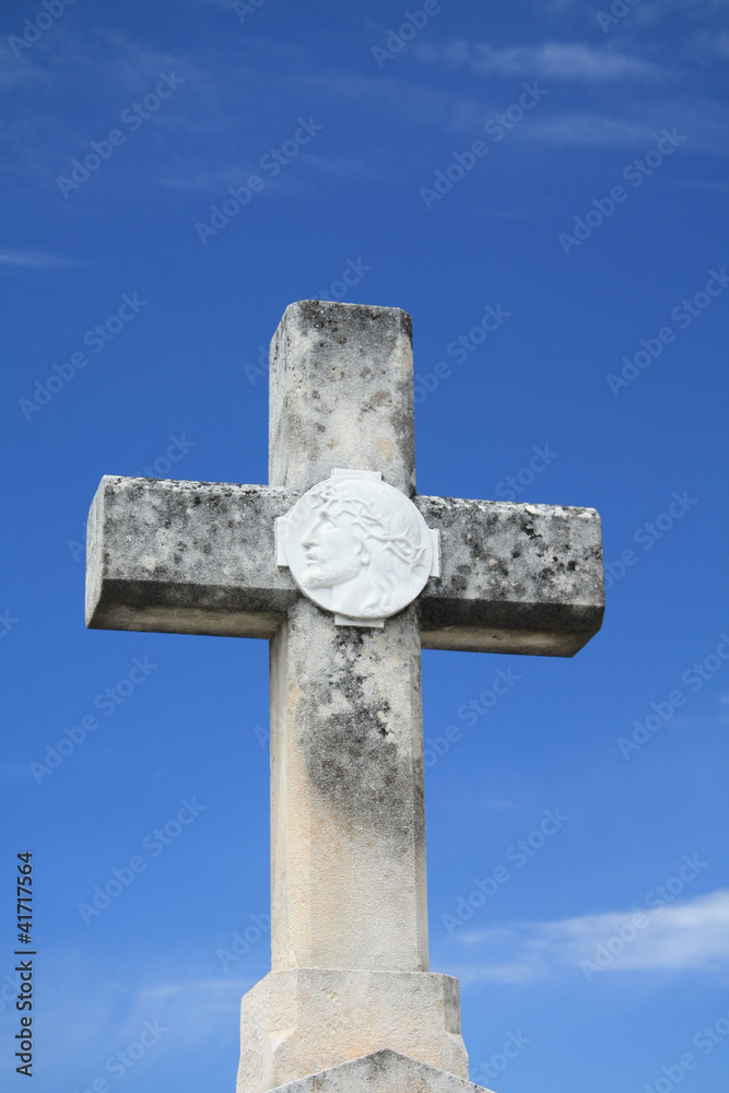 Cross ornament on a grave