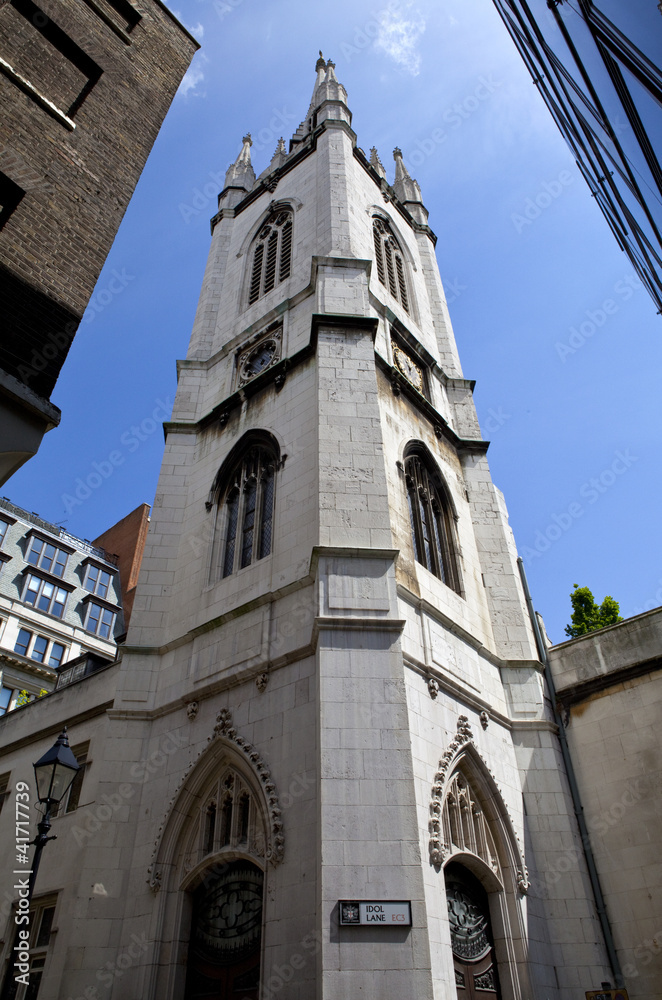 St Dunstan-in-the-East Church in London