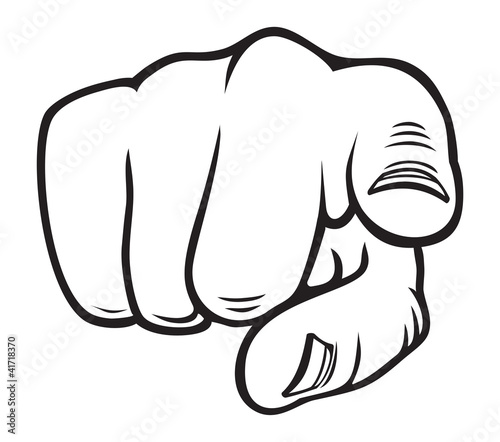 Hand pointing