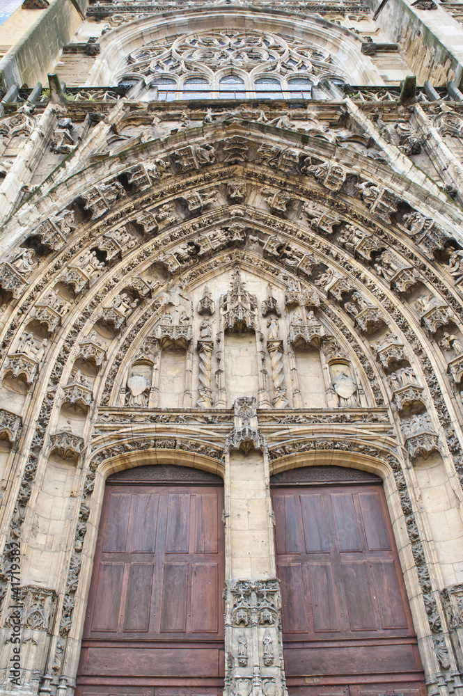 Door at Cathedral Saint Maurice