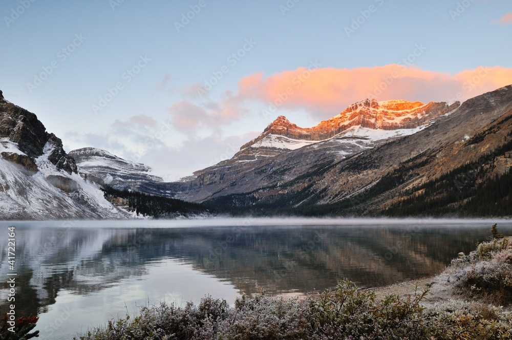 Bow Lake sunrise, Banff National Park