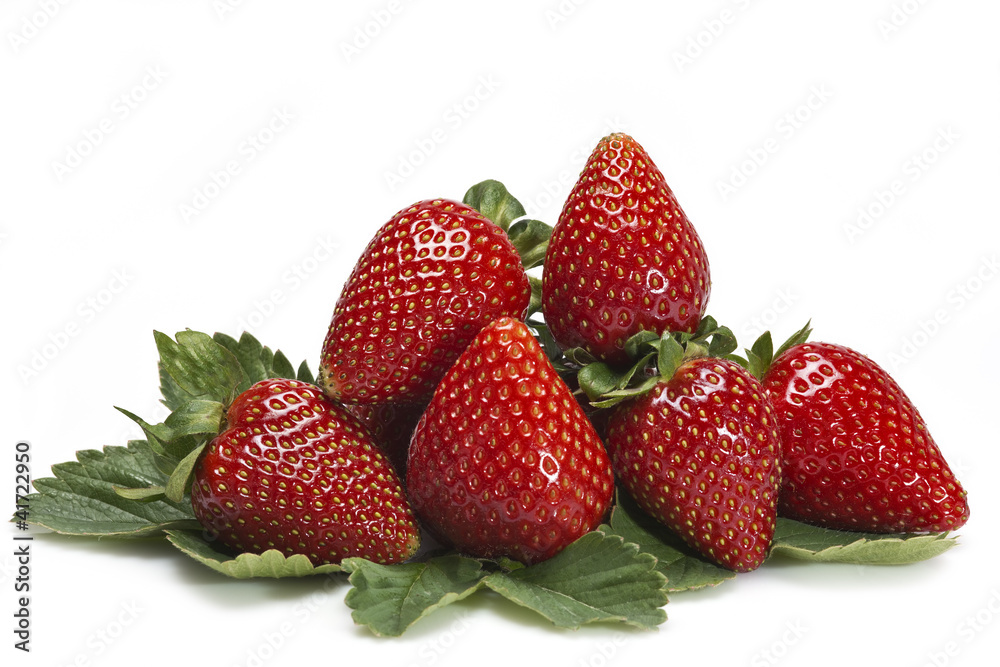 Montón de fresas. Montón de fresas.