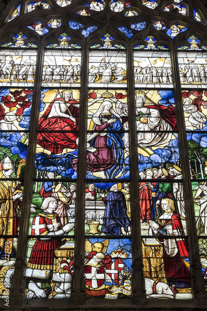 Church of Brou (Bourg-en-Bresse): stained glass window