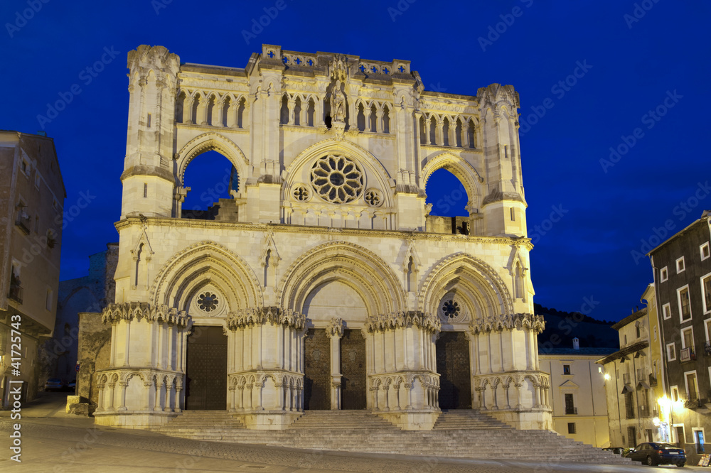 Gothic cathedral of Cuenca Spain