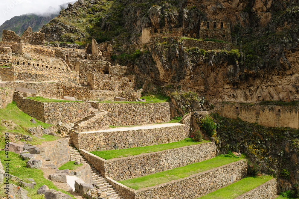 Peru, Sacred Valley, Ollantaytambo Inca fortress