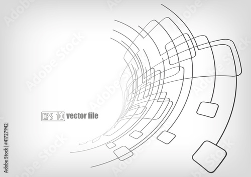 Abstract vector background lines circuits