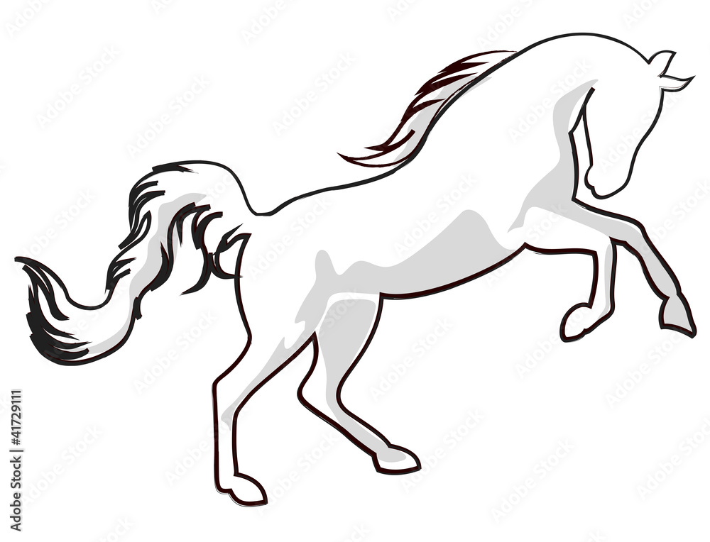 Black horse Black horse