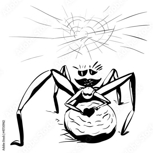 Spider girl in Love sketch