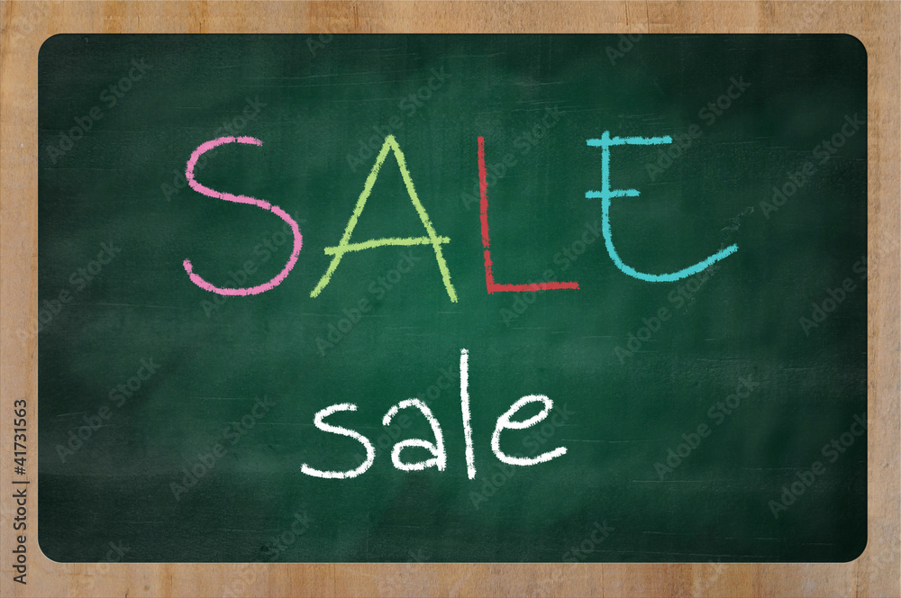 Obraz premium Handwritten with white chalk on a blackboard illustration