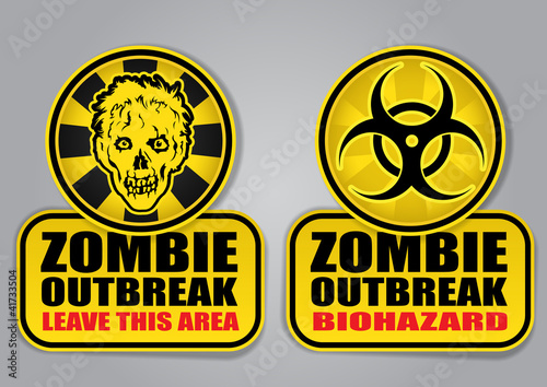Zombie Outbreak Biohazard Warning Signals