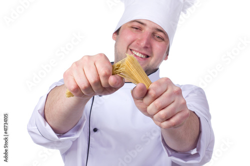 Portrait male chef