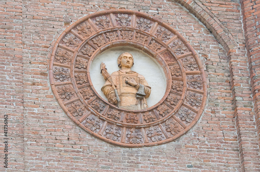 Obraz premium Church of St. Stefano. Ferrara. Emilia-Romagna. Italy.