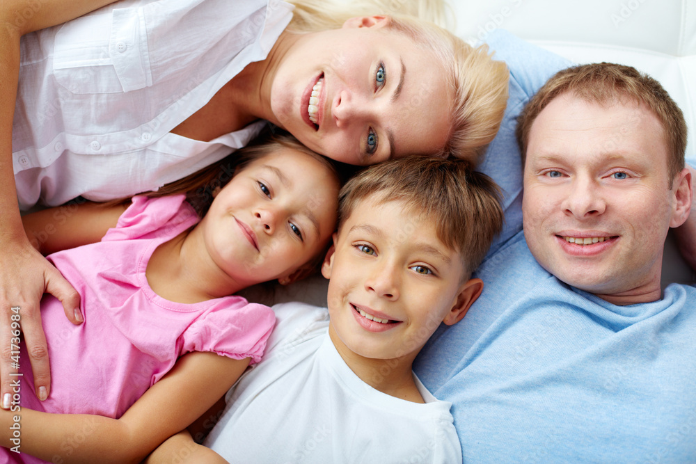 Resting family