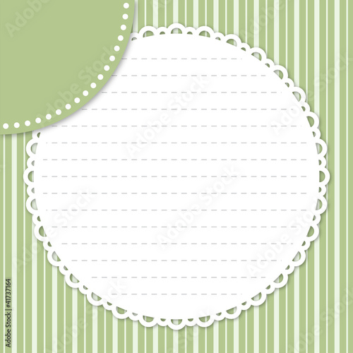 Placemat menu