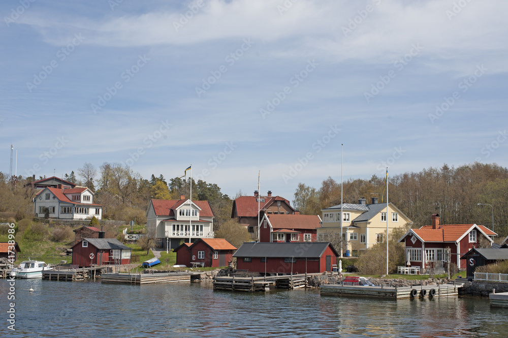 Stockholm archipelago village