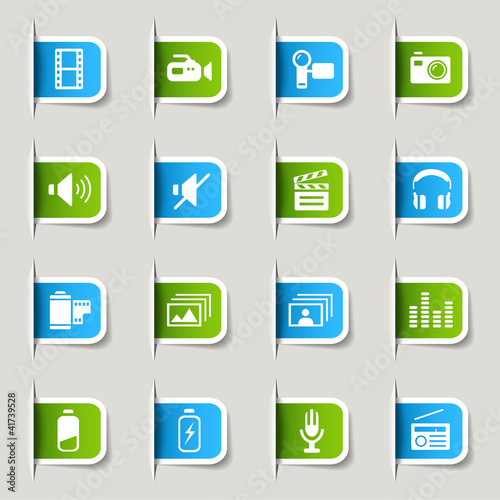 Label - Media Icons