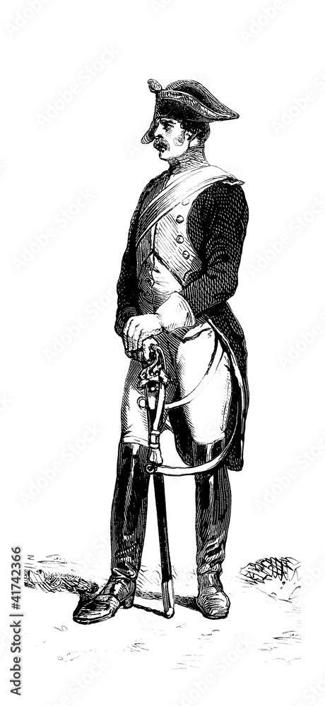 Fototapeta premium Gendarme - 19th century
