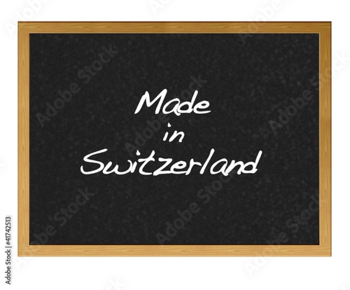 Made in Switzerland.