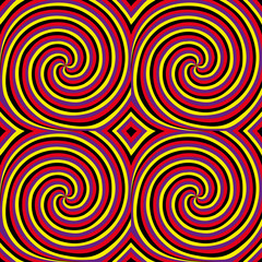 Fototapete Psychedelisch Optische Bewegungsillusion abstraktes Muster  © vonuk