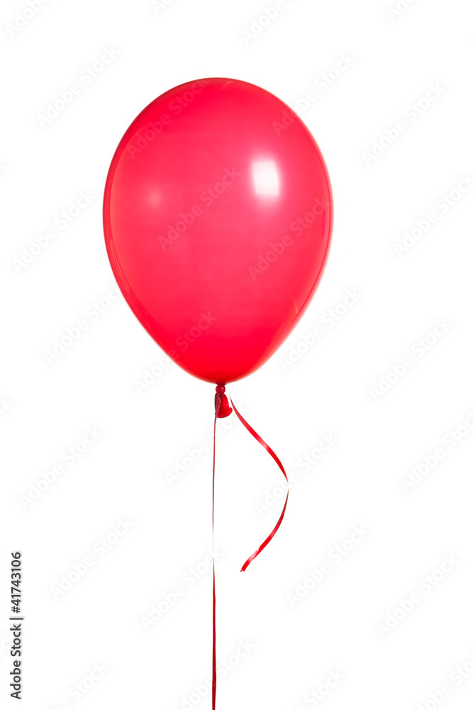 red balloon isolated on white red balloon isolated on white