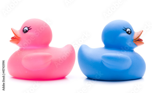Gummienten Rosa aund Blau