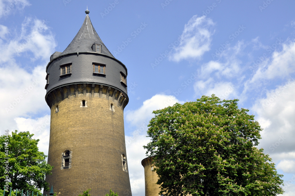 Historischer Wasserturm von 1902 in Leipzig Möckern