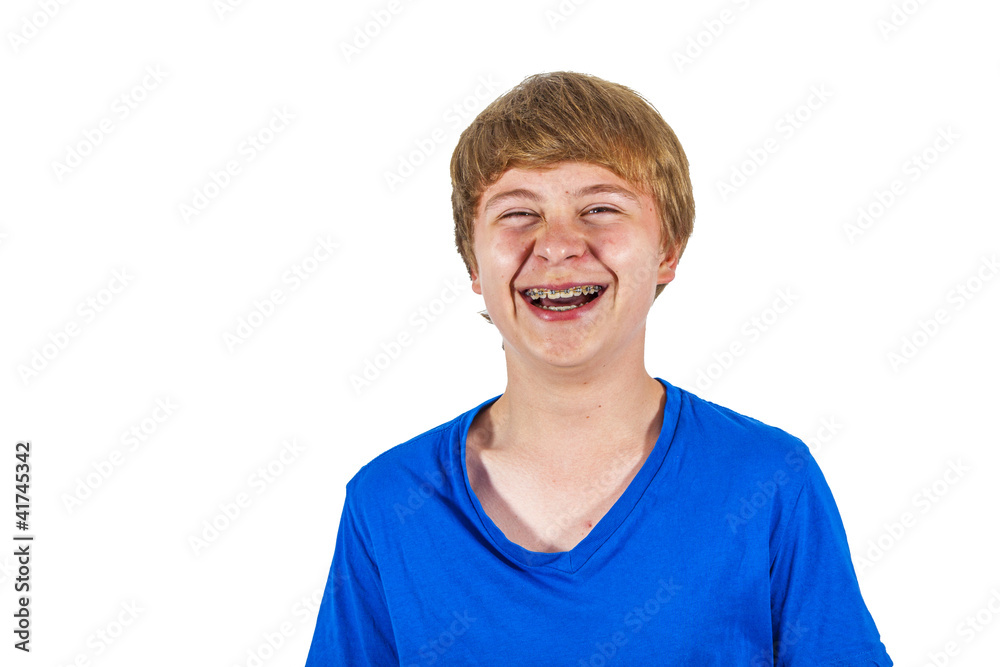 cute laughing happy boy isolated on white cute laughing happy boy isolated on white