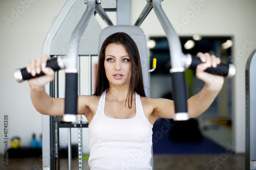 Girl at the gym