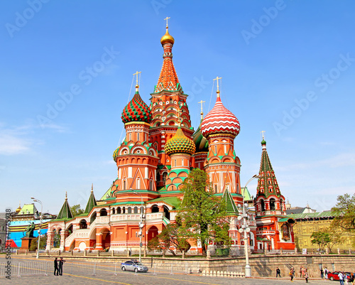 Saint Basil's Cathedral in Moscow, Russia photo