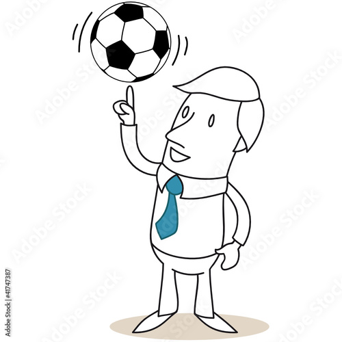 Geschäftsmann, Fußball 1