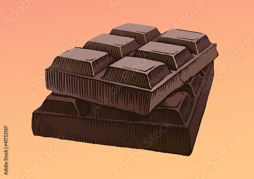 Piece of chocolate