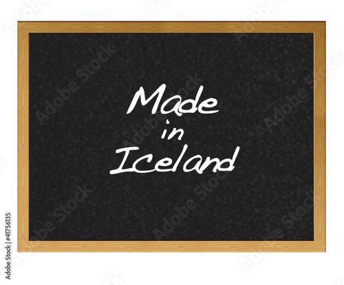 Made in Iceland.