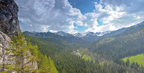 Tatry panorama widok z Nosala